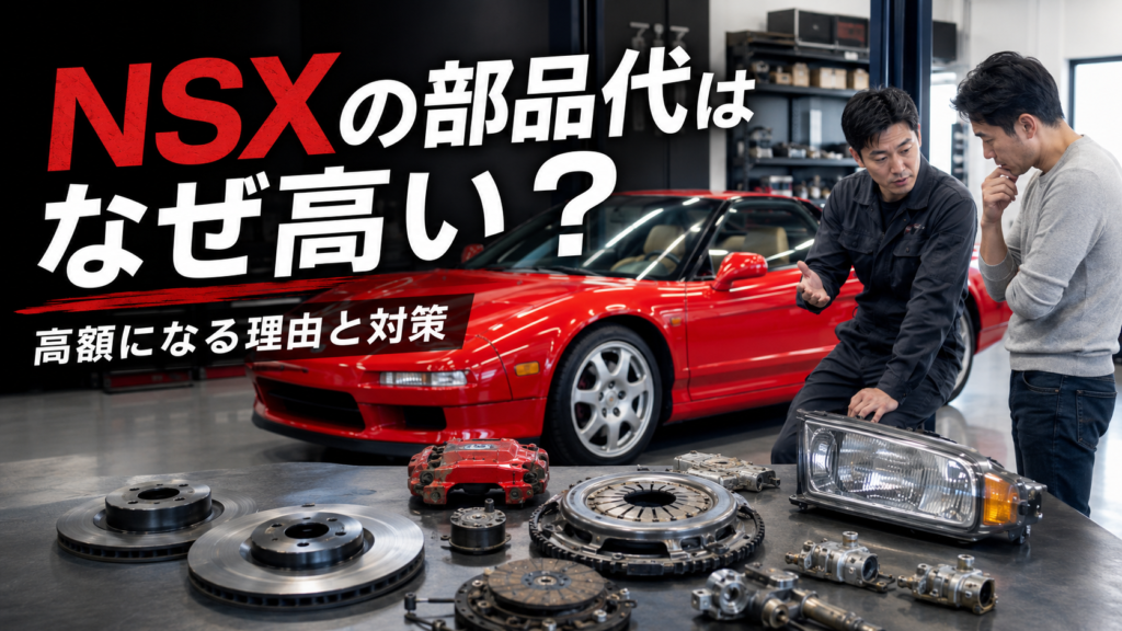 NSXの部品代が高い原因と修理費相場